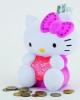 Pusculita Hello Kitty Cu Strasuri Bullyland 4007176534717 B3901246