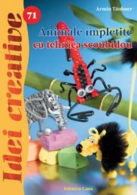 Animale impletite cu tehnica scoubidou - Idei creative 71 Editura Casa 9786068189932 B3902544