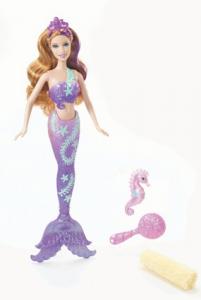 Barbie Papusa Sirena Splash style Mov Barbie M9313