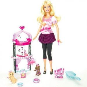 Barbie Papusa Doctor Animale Barbie L9443