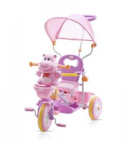 Tricicleta cu copertina HIPPO pink Chipolino TRKH01202PI B330770