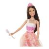 Papusa Barbie petrecere - Rochie portocalie Mattel MTR6390-W2859 B3902423