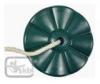 Leagan rotund din plastic pp 10 - verde kbt 15012