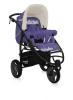 Carucior landou (2 in 1) cu 3 roti atlanta 3 violet / beige city