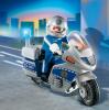 Motocicleta de politie Police Playmobil PM4262