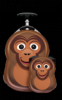 Congo the Monkey (ghiozdan si valiza tip trolley) Cuties and Pals CU-Monkey B370128