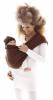 Baby sling cottton toffee