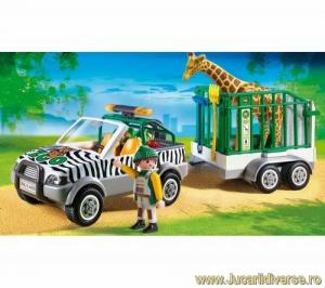 Vehicul Zoo cu Rulota Playmobil PM4855 B3902281
