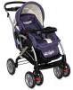 Carucior cu sistem de leganare flair violet / beige bertoni 1002006