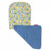 Asternut reversibil travel stamps spectra yellow/deep