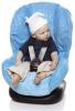 Cover carseat toddler 1+soft blue wallaboo