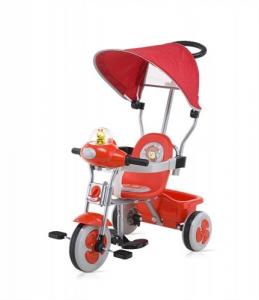 Tricicleta cu copertina Red-Black Chipolino TRK00057BLA B330185