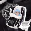 Footmuff newborn imitatie piele black wallaboo