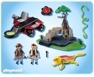 Detectorul de metale al vanatorului Playmobil PM4847