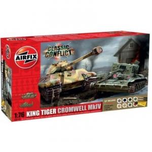 Kit constructie Set tank King Tiger si Cromwell MKIV Airfix AF50142 B3905037