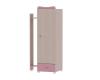 Dulap din lemn cu extensie laterala sonic oak / pink bertoni 1017008
