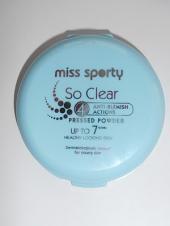 Pudra Miss Sporty So Clear Pressed Powder " Transparent