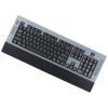 Tastatura USB Serioux M12V, multimedia, 117 taste ( 12 hotkeys ), palmrest, scroll, grey and black, color box