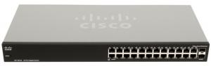 Switch Cisco SR2024T, 24*10/100/1000 Port Rackmount Switch + 2*GBIC Ports, IEEE 802.1p/ IEEE 802.3u/ IEEE 802.3ab/ IEEE