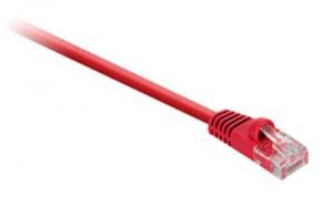 V7 Patch cable UTP Cat5e 0.5m rosu