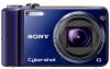 Camera digitala Sony Cyber-shot H70 Blue, 16.1MP, Super HAD/CCD, 10x opt, 3.0&quot; 720p HD movie+ Card 4GB + Geanta LCS-BDG