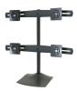 Suport pentru 4xLCD max 24in, negru, Ergotron Quad LCD Stand seria DS100 (33-324-200)