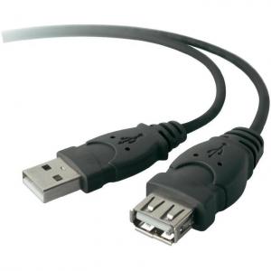 Cablu Belkin prelungitor USB 2.0 (AM-AF) 1.8m, F3U153cp1.8M