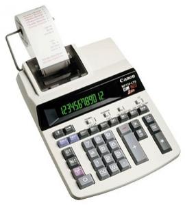 Calculator de birou MP120-LTS, 12 digits, roller, 2 Colour printing &amp; display, Canon