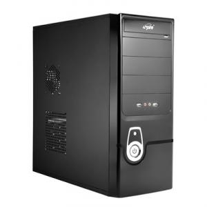 Carcasa Spire CoolBox 503, fara sursa, otel, neagra, 2*USB2.0 &amp; Audio, SPD503B-R