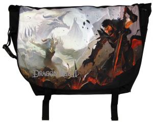 Messenger Bag - Dragon Age II Razer, Built in compartments for up to 15&quot; laptops, gaming peripherals and portable gaming