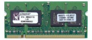 Sodimm DDR2 1GB 667Mhz, Kingston KTA-MB667/1G, compatibil Apple iMac