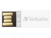 Pen Flash 2GB Clip-it, 10MB/sec citire, 3MB/sec scriere, alb, USB2.0, Verbatim (43902)