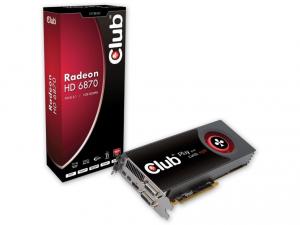 Ati Radeon HD 6870 (900Mhz) PCIex2.1 1GB GDDR5 (4200Mhz, 256bit), 2*DVI/HDMI/2*miniDP, Club3D CGAX-68724