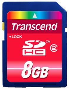 Card memorie TRANSCEND Secure Digital 8GB class 2