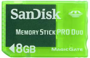 Memory Stick Pro Duo 8GB Gaming