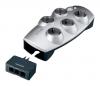 Protection Box 5 TEL + TV DIN MGE, 5 iesiri schuko, protectie telefon RJ11/RJ45, protectie audio/video (66936)