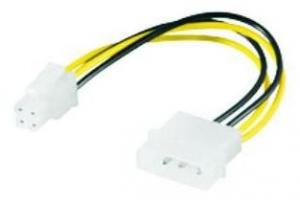 Adaptor cablu alimentare, 5.25&quot; - conector 4 pini, 16cm, (7008010) Mcab