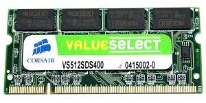 SODIMM DDR 512MB PC3200 VS512SDS400