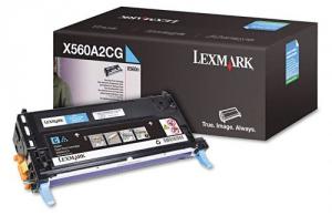 Toner cyan Lexmark X560, 4000 pg, X560A2CG, Lexmark