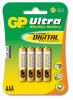 Baterie ultra alcalina R3 (AAA), blister 4 bucati, GP (GP24AU-BL4)