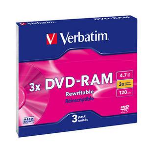 DVD-RAM 3x 4.7GB Slimcase