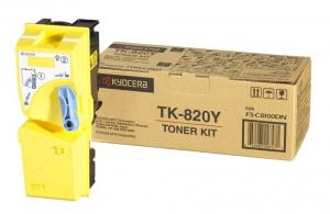 Toner kyocera tk 820y yellow