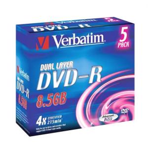VERBATIM DVD-R 4x, 8.5GB, double layer, Jewel Case (43543)