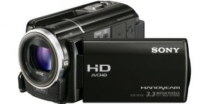 Camera video Sony XR160E Black, AVCHD/HDD 160GB/CMOS Exmor R/4.2MP/30x opt/3&quot; LCD Tactil/Dolby Dig/USB/HDMI