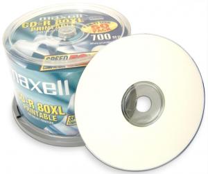 MAXELL CD-R 52x 700MB printable spindle 50