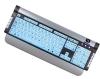 Tastatura USB Serioux Lightkey 9000, multimedia, iluminata, 116 taste ( 9 hotkeys ), palmrest, grey, color box