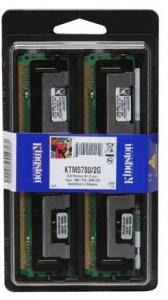 DDR2 2GB (Kit 2*1GB) 667MHz, Kingston KTM5780/2G, compatibil sisteme IBM x3500/x3550/x3400/x3650/HS21/Z Pro
