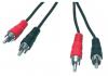 Cablu audio tip 2 x RCA - 2 x RCA, T-T 1.5m (CABLE-452)