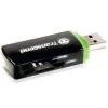 Card Reader Compact P5, SD/SDHC/MMC/RS-MMC/microSD/microSDHC, USB2.0, black, TS-RDP5K, Transcend