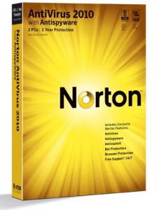 Norton Antivirus 2010 upgrade valabila pentru 3 calculatoare retail 20044276